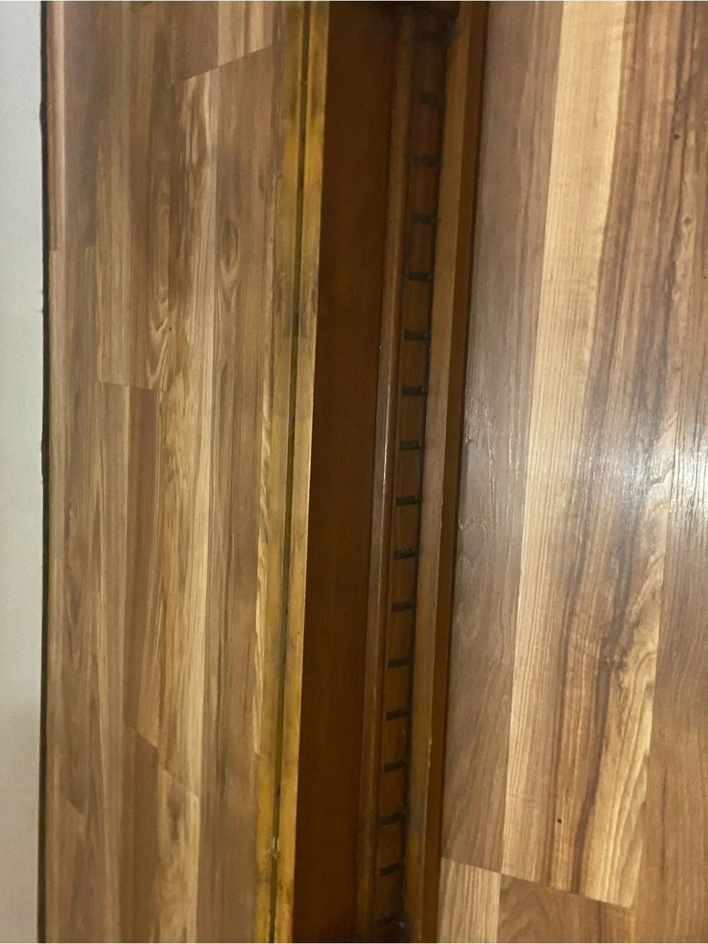 Wood Frame Wall Mirror - Brown